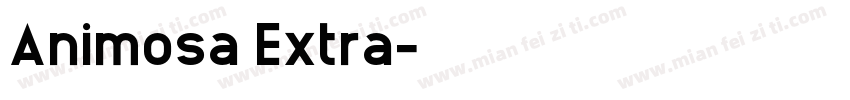 Animosa Extra字体转换
